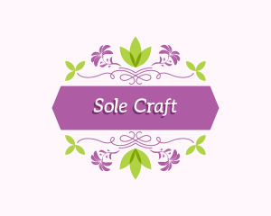 Floral Craft Banner logo design