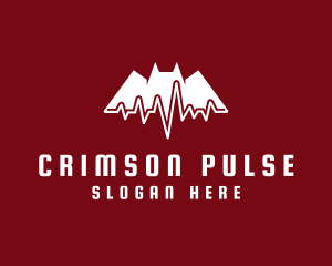 Bat Cardiology Pulse logo design