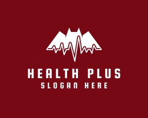 Bat Cardiology Pulse logo design