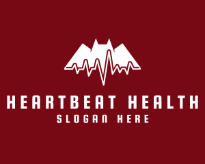 Bat Cardiology Pulse logo design