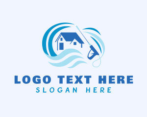 Cleaning Service - House Pressure Washer logo design
