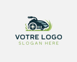 Grass - Lawn Mower Grass Cutting logo design