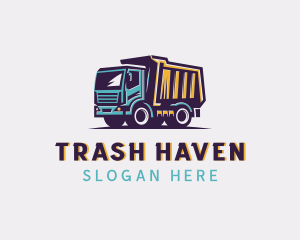 Dump Truck Trucking logo design