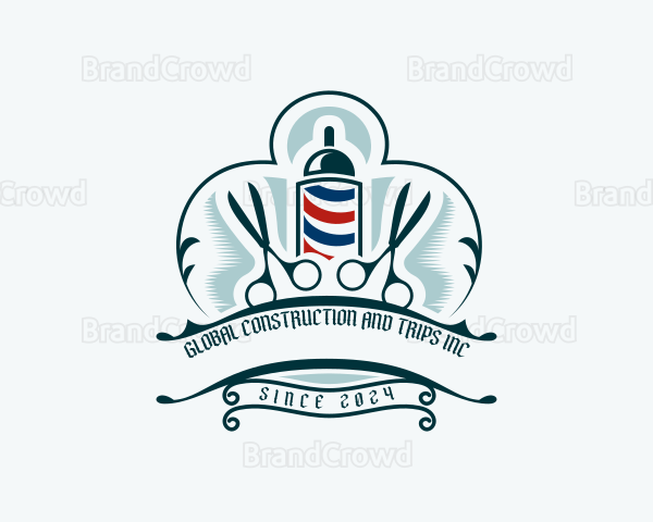 Haircut Barbershop Scissors Logo