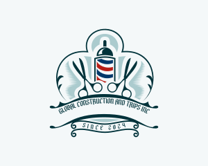 Haircut Barbershop Scissors Logo