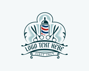 Haircut Barbershop Scissors Logo