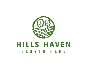 Green Tree Hills  logo design