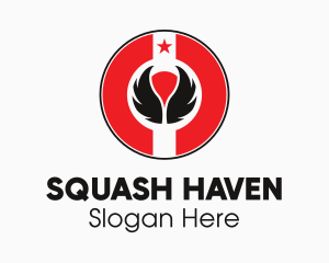 Squash - Wing Sports Star logo design