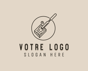 Woodworking - Chisel Woodworking Carpentry logo design