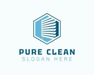 Blinds Window Cleaning logo design