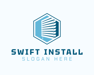 Installation - Blinds Window Cleaning logo design