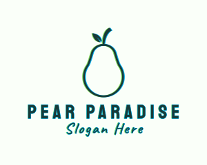 Pear - Natural Pear Fruit logo design