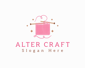 Crochet Knitting Wool logo design