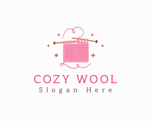 Crochet Knitting Wool logo design