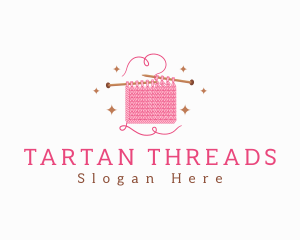 Crochet Knitting Wool logo design