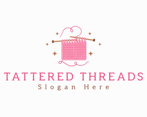 Crochet Knitting Wool logo design