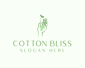 Plant Seedling Hand logo design