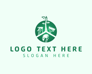 Plant - Natural Cleaning Housekeeping logo design