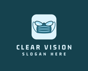 Glasses - Surgical Mask Glasses App logo design