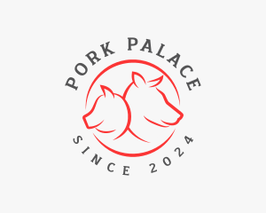 Swine - Farm Animal Livestock logo design