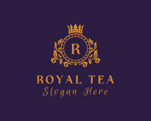 Golden Royal Crown logo design