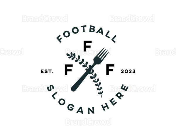 Health Vegan Restaurant Logo