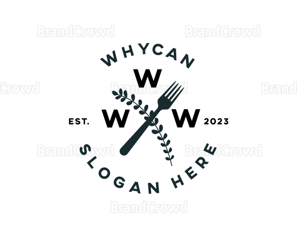 Health Vegan Restaurant Logo