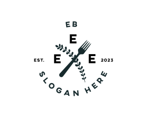 Vegetarian - Health Vegan Restaurant logo design