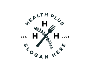 Health Vegan Restaurant logo design