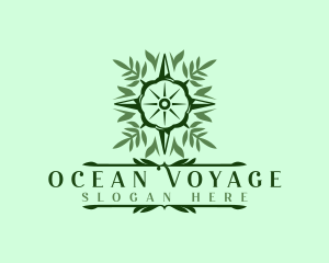 Compass Voyage Navigation logo design