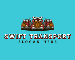 Transport - Transport Fleet Trucking logo design