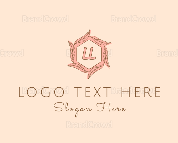 Elegant Leaf Salon Cosmetics Logo