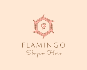 Elegant Leaf Salon Cosmetics logo design