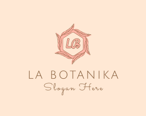 Elegant Leaf Salon Cosmetics logo design