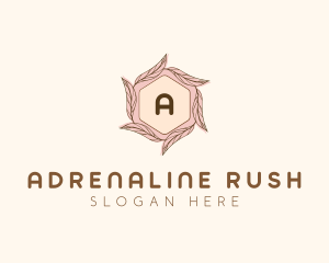 Elegant Leaf Salon Cosmetics logo design