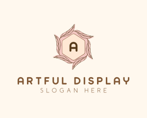 Elegant Leaf Salon Cosmetics logo design