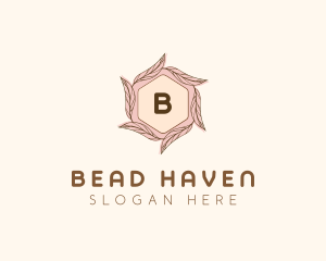 Elegant Leaf Salon Cosmetics logo design