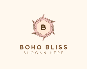 Elegant Leaf Salon Cosmetics logo design