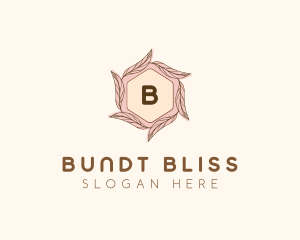 Elegant Leaf Salon Cosmetics logo design