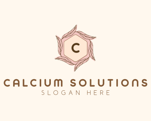 Elegant Leaf Salon Cosmetics logo design