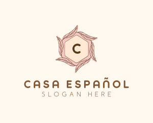 Elegant Leaf Salon Cosmetics logo design