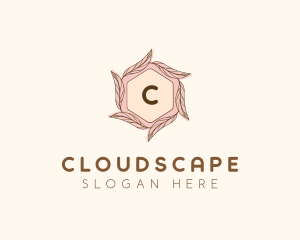 Elegant Leaf Salon Cosmetics logo design