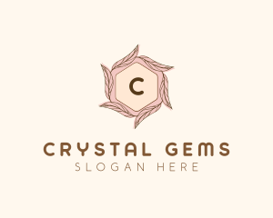 Elegant Leaf Salon Cosmetics logo design