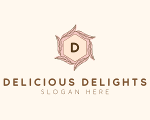 Elegant Leaf Salon Cosmetics logo design