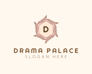 Elegant Leaf Salon Cosmetics logo design