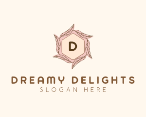 Elegant Leaf Salon Cosmetics logo design