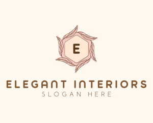 Elegant Leaf Salon Cosmetics logo design