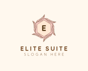 Elegant Leaf Salon Cosmetics logo design