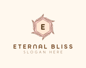 Elegant Leaf Salon Cosmetics logo design