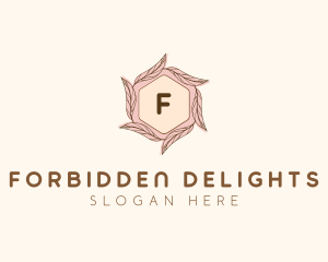 Elegant Leaf Salon Cosmetics logo design